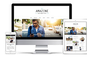 Responsive Blogger Template- Amazine, a Websites & App Template by bthemez (Thumbnail 2 of 4)
