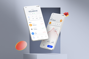 Crypto Mobile App UI Concept