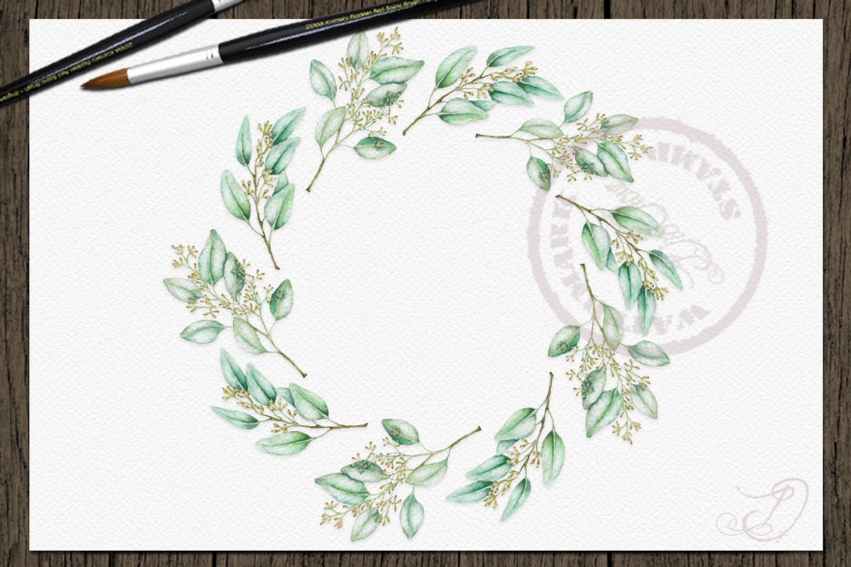 Seeded Eucalyptus Illustration, a Decorative Illustration by DioFlow (Photo 6 of 6)
