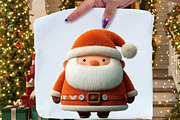 Cute Cartoon-Christmas Clipart, an Illustration by Craft Nest (Thumbnail 2 of 10)