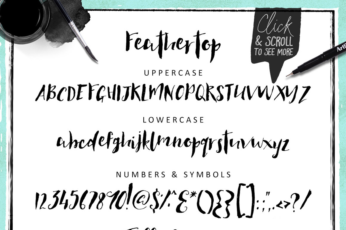 Bundle of Fonts 2 in 1 preview 3