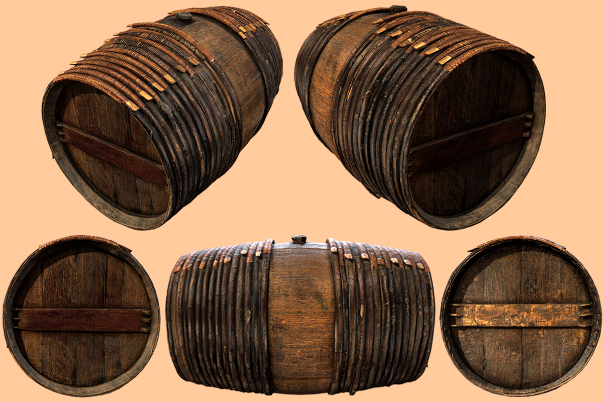 Photorealistic Wooden Barrel, an Object 3D Model by Beatheart Creative Studio (Photo 10 of 13)