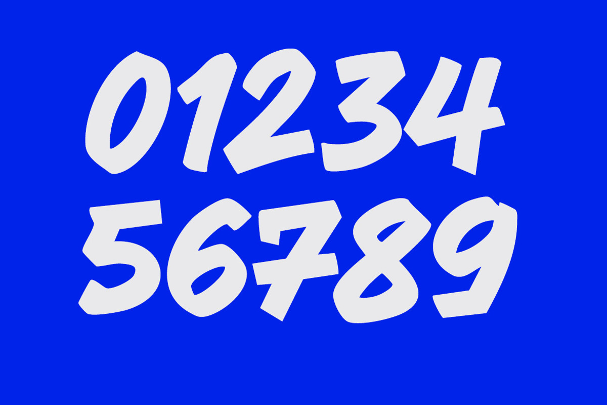 Brush Strike - Food Font, a Handwritten Font by Ideal Eksis (Photo 3 of 5)