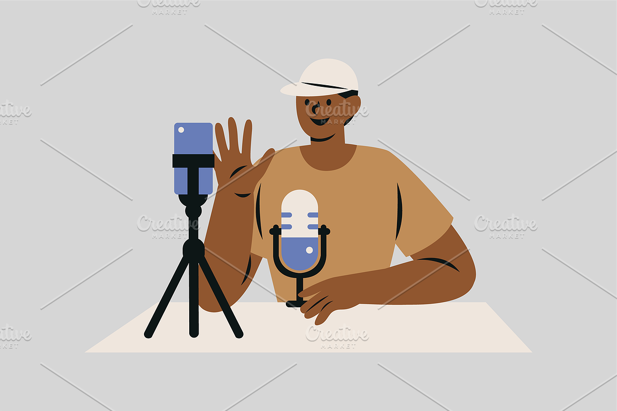 Influencer and Blogger Illustration, a Work Illustration by Jump Studio (Photo 5 of 10)