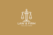 Law and Firm Abstract Logo Attorney, a Branding & Logo Template by Signatoro (Thumbnail 3 of 3)