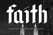 Becristica Blackletter Font, a Blackletter Font by Becris (Thumbnail 2 of 6)