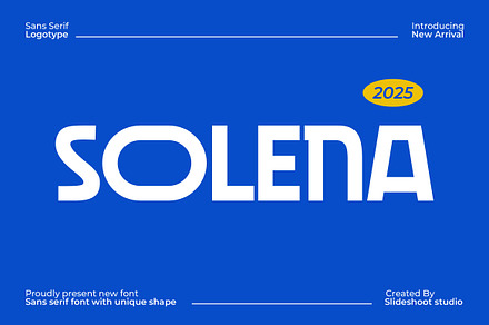 Solena || Unique Sans Serif Font