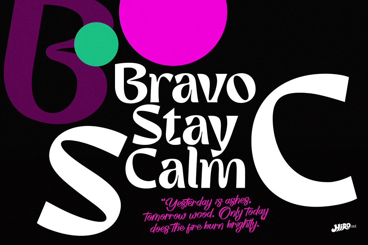 Hey Folks - Display Typeface, a Font by HIRO.std (Photo 6 of 10)