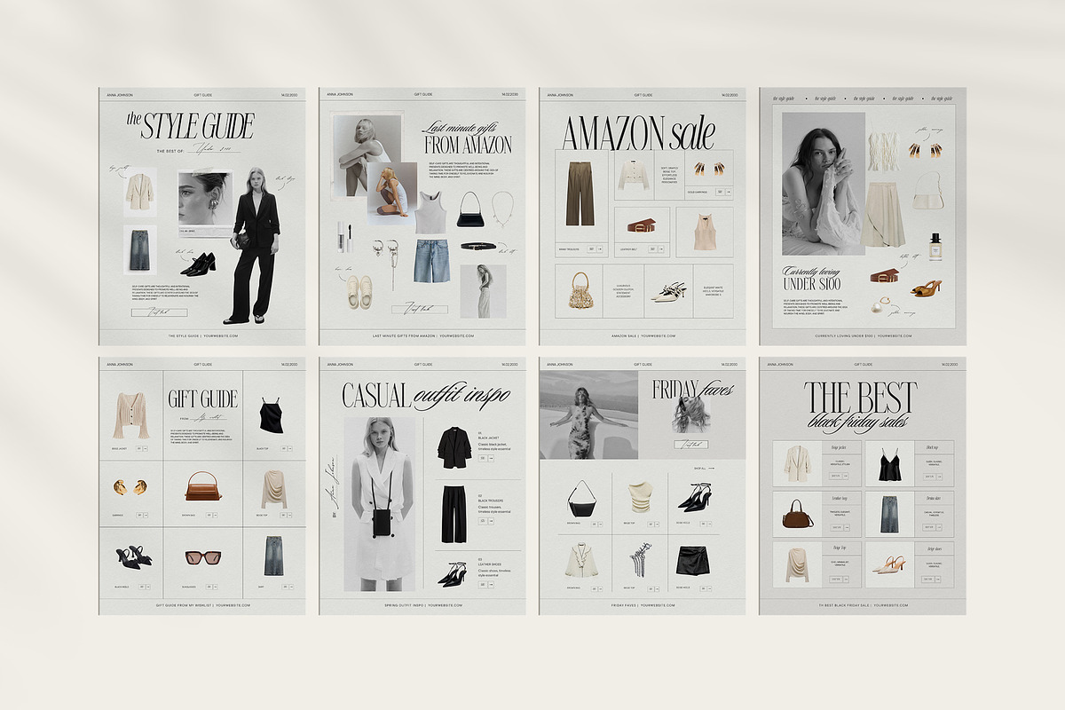 40 Canva LTK Instagram Template, a Social Media Template by Amaré Creative (Photo 3 of 10)