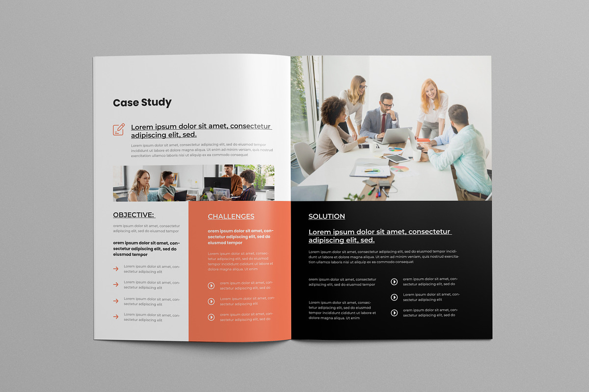 Business Plan Template, a Brochure Template by Pixelpick