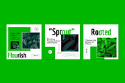 Botanical Social Media Post Layout, an UI Kit Template by CreativeShaper (Thumbnail 3 of 3)