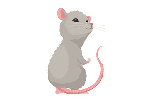 A delightful cute cartoon mice, an Object Illustration by the8monkey