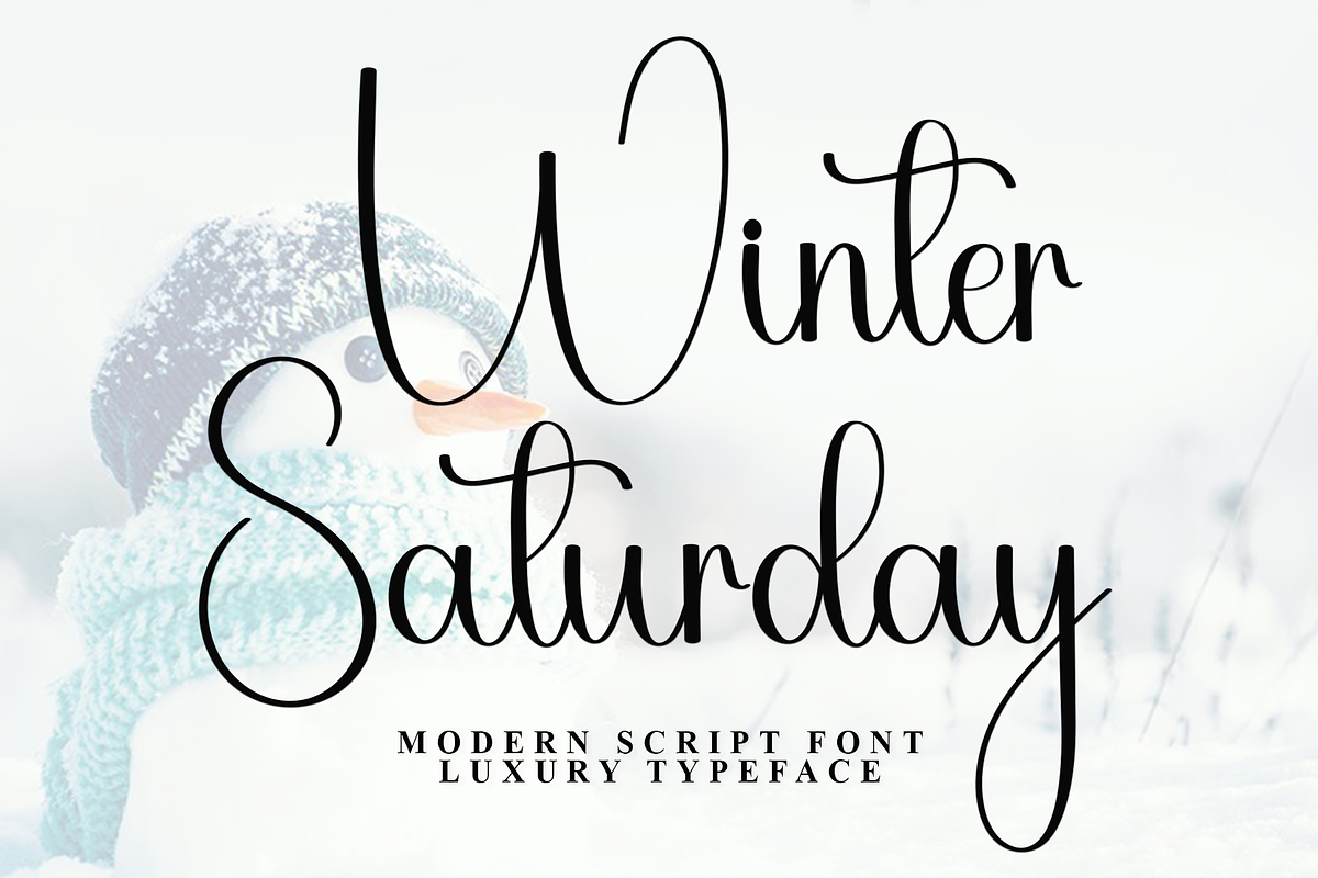 Winter Saturday, a Handwritten Font by FreshTypeINK (Photo 1 of 8)