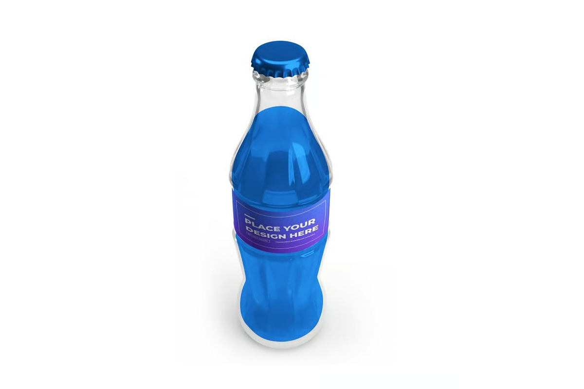Soft Drink Bottle Mockup Template, a Packaging Mockup by DesignRushMarket (Photo 5 of 11)