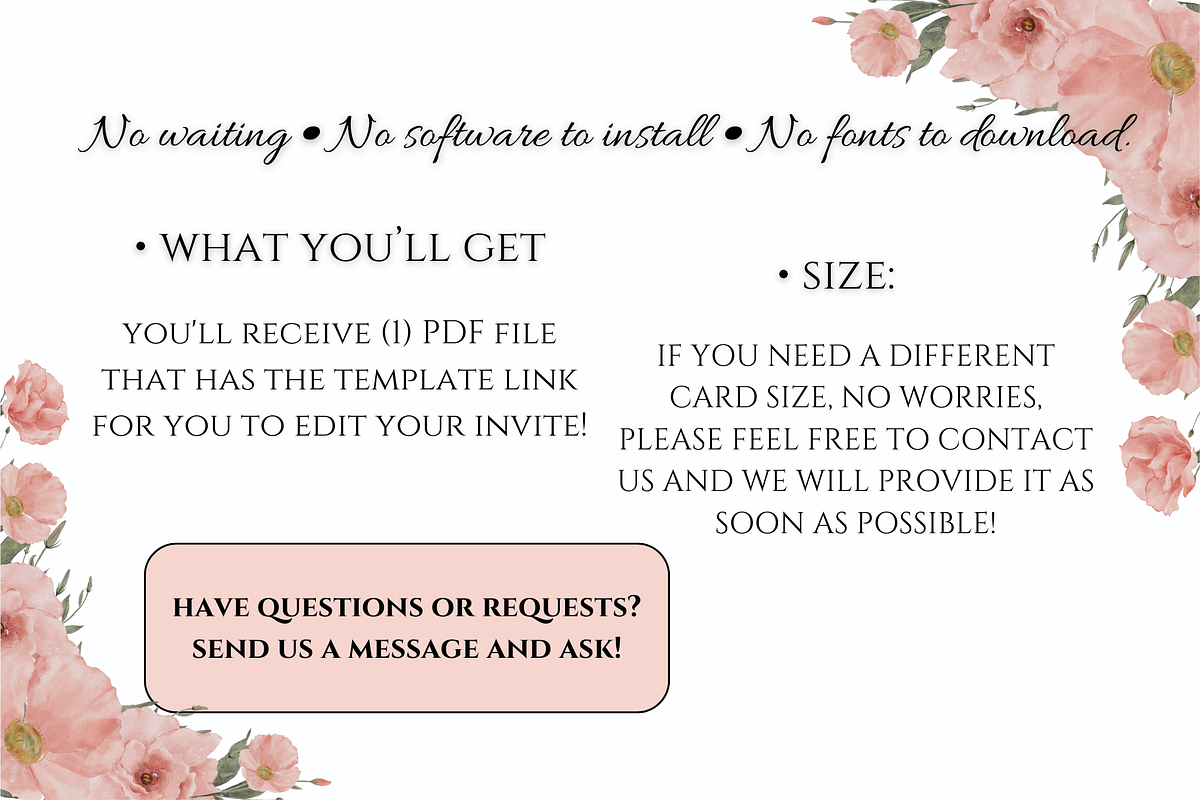 Indian Wedding Invitation Card, a Print Template by TheSimplySereneShop (Photo 7 of 8)