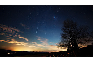 celestial star in sky ai generated, a Nature Photo by pikepicture