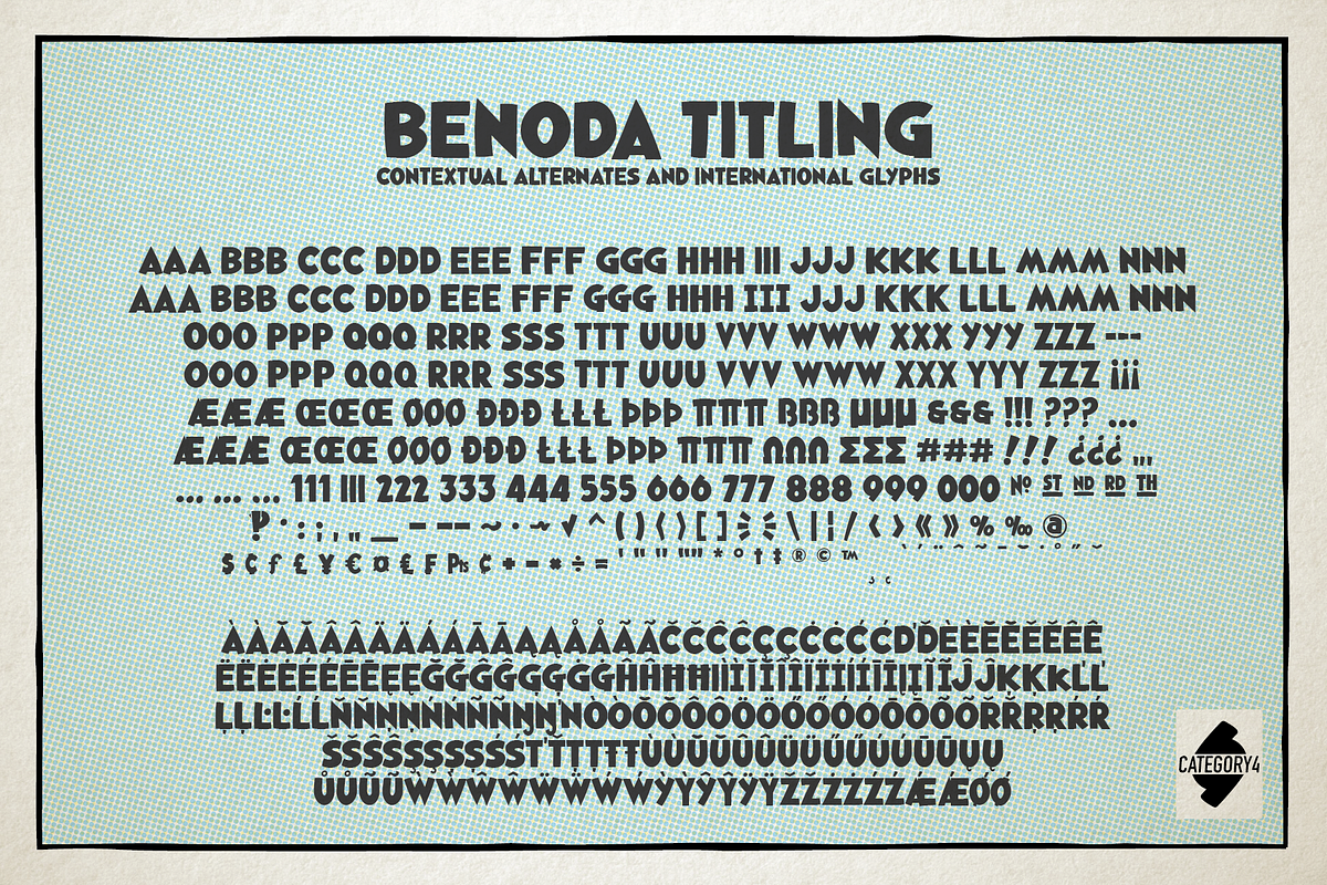 The Benoda BIG! Bundle Bundle, a Sans Serif Font by category4 (Photo 9 of 12)