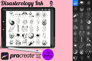 Tattoos Set 4 Procreate Brush Stamps