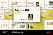 Gradient Minimal KOL Media Kit PPT, a Presentation Template by Neermana (Thumbnail 1 of 4)