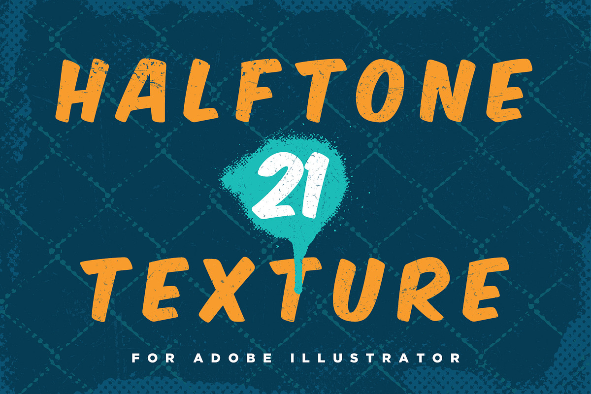 Halftone Texture for Illustrator, a Texture Graphic by Zerolabor (Photo 1 of 3)