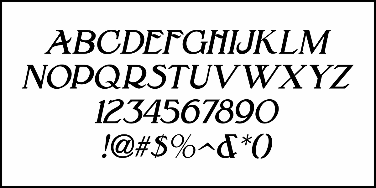 French Nouveau JNL, a Font by Jeff Levine Fonts (Photo 5 of 5)