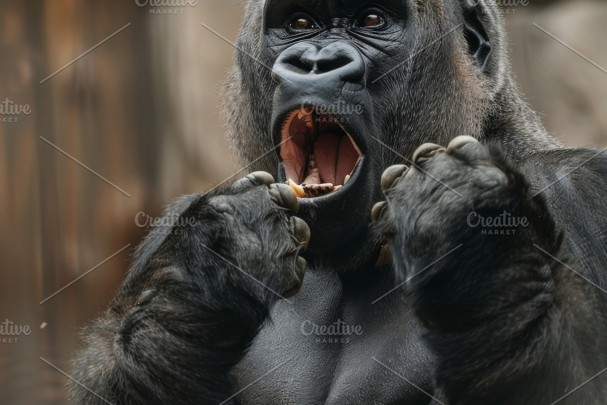 236 surprised animals, an Animal Photo by Handmadefont (Photo 62 of 241)