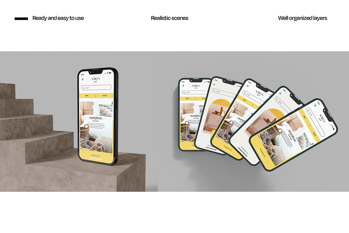 Laptop & Phone Screen Mockup Bundle, a Mac Mockup by Mego-studio (Photo 6 of 11)