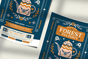 Folk Art Forest Tea Party Flyer, a Flyer Template by Hole Hope Design (Thumbnail 3 of 5)
