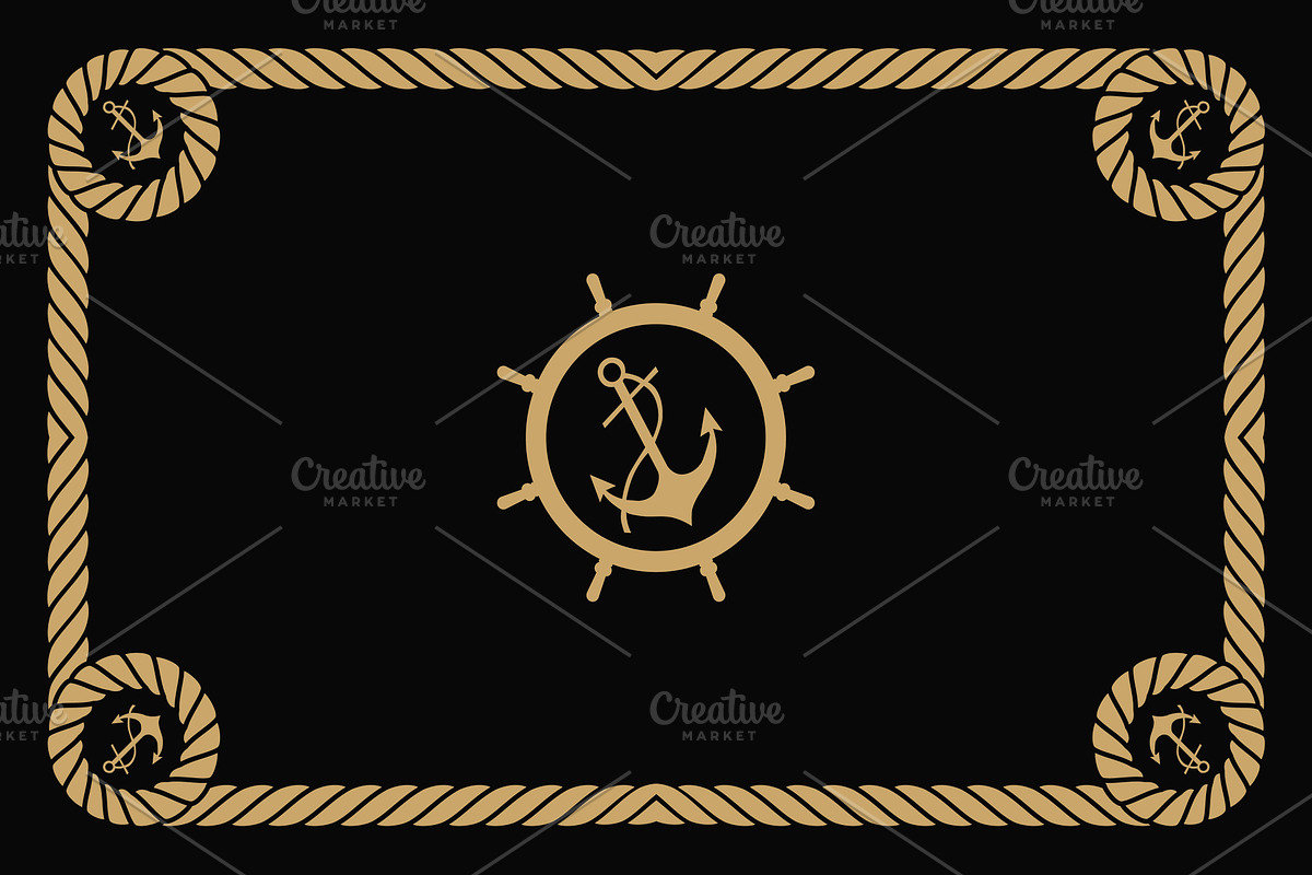 Ornamental Vector Frames & Borders, a Pattern Graphic by Newage Designs by Bora (Photo 4 of 8)