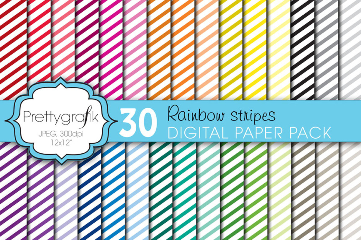 mini stripes digital paper