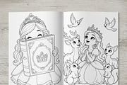 Magical Princess Coloring Book Vol47, a Person Illustration by ikarifq shop (Thumbnail 5 of 7)