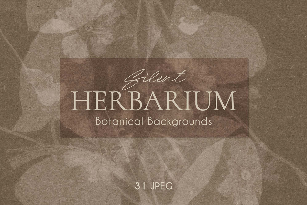 Silent Herbarium Botanical Textures, a Background Graphic by DigARTbyHavroshka (Photo 1 of 11)