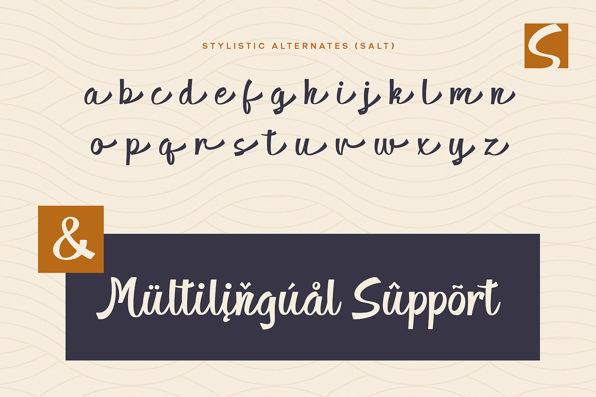 Shinay Display Font, a Script Font by nizarbagasm (Photo 7 of 8)