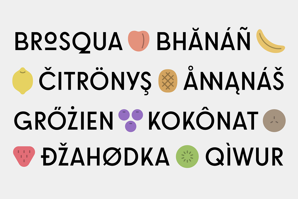Brosqua Font, a Sans Serif Font by Dopestype (Photo 5 of 12)