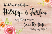 Nostalgic Script, a Script Font by Dhan Studio (Thumbnail 5 of 8)