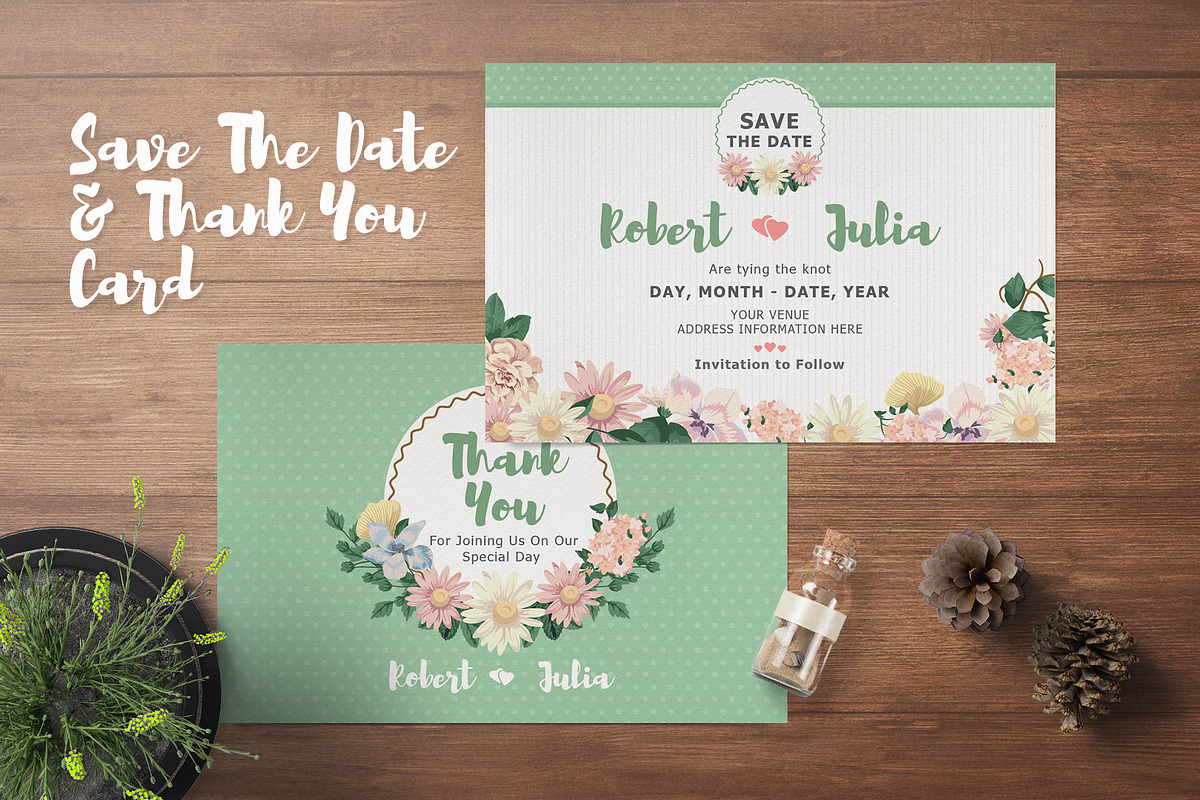 FLOWER WEDDING INVITATION SUITES, an Invitation Template by Totem Invitation House (Photo 3 of 4)