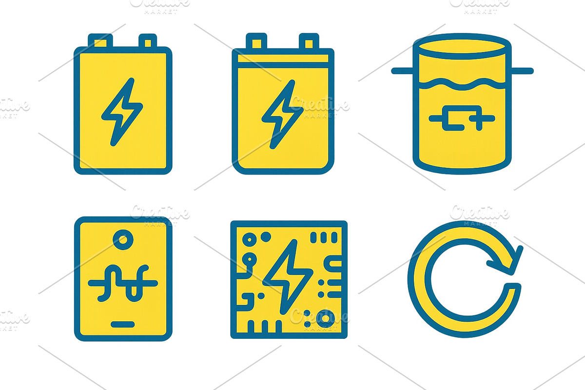 Exploration of energy symbols and, a Technology Illustration by ZinetroN