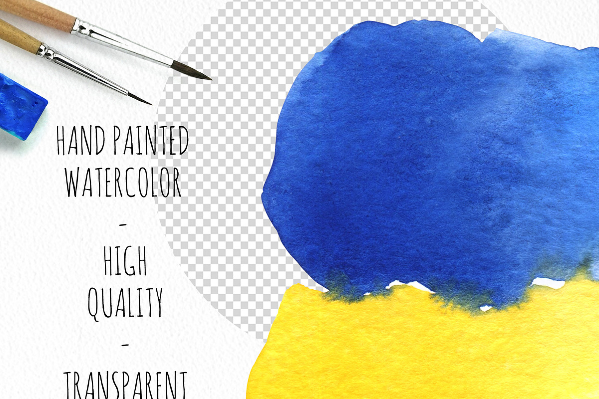 Ukraine flowers watercolor clipart, an Illustration by Color and Decor (Photo 3 of 6)