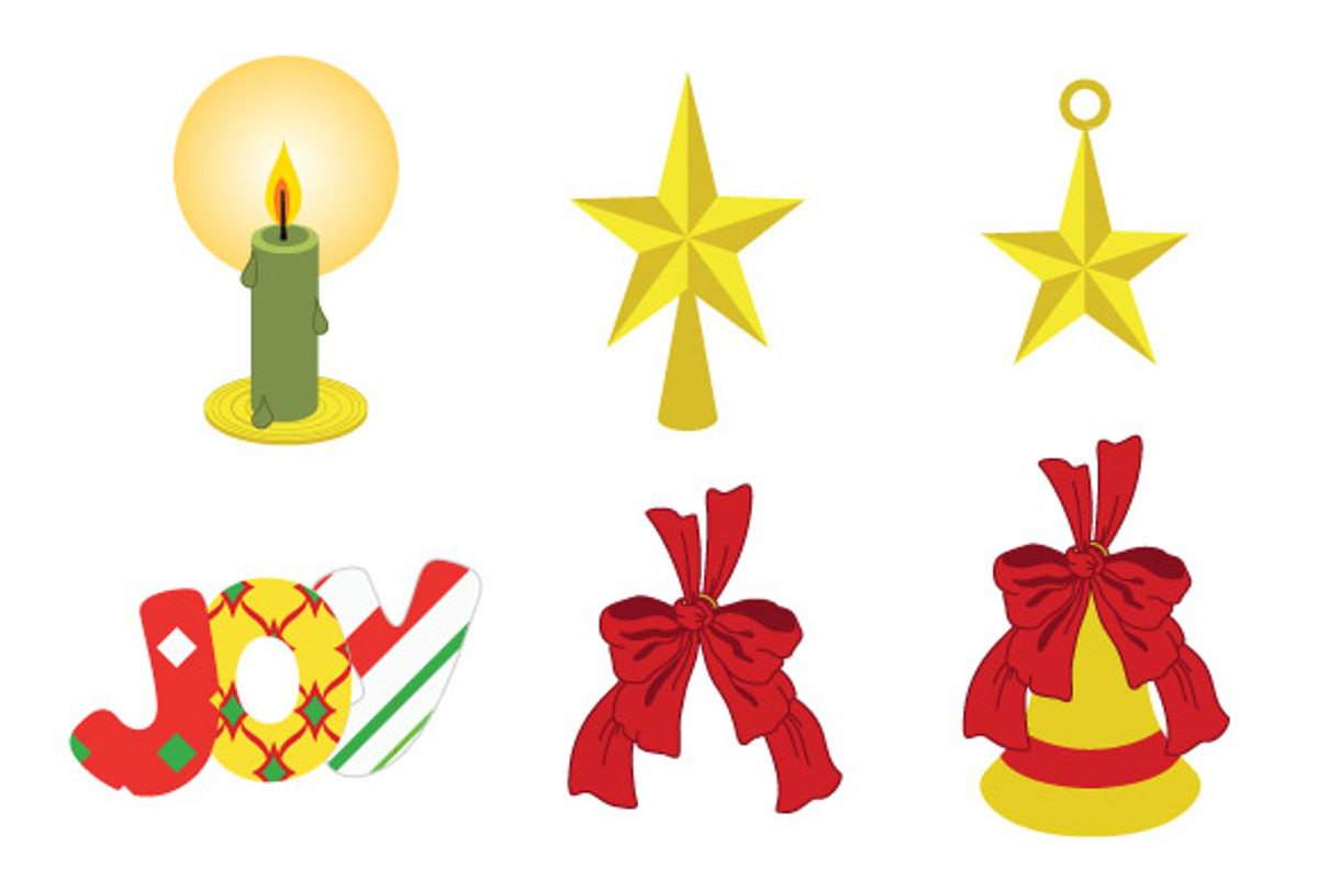 Christmas Vectors Pack 2 preview 4