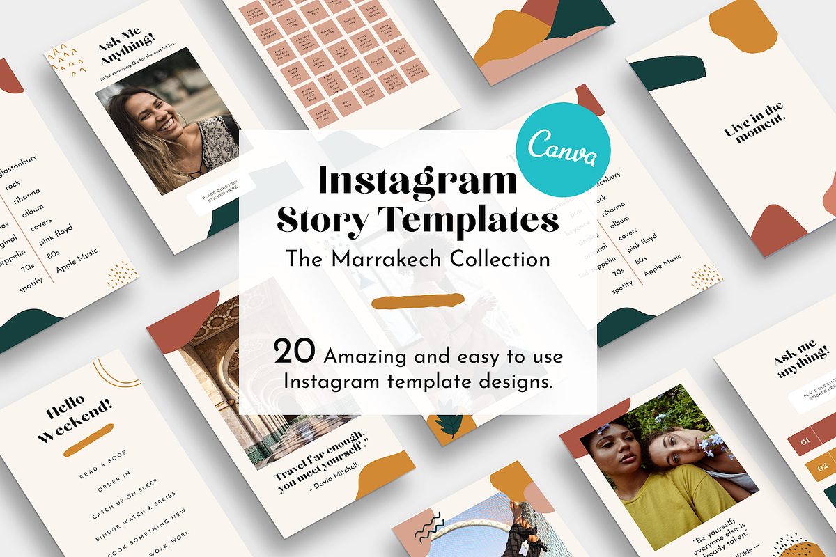 Marrakech Instagram Story Template, a Social Media Template by thetrendytemplate (Photo 1 of 5)