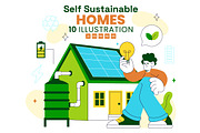 10 Self Sustainable Homes, a Technology Illustration by denayunebgt (Thumbnail 1 of 4)
