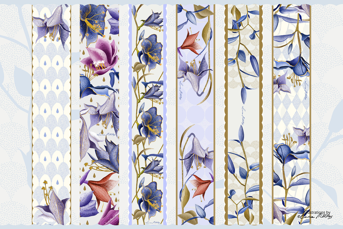 Purple Meadow collection for home, a Seasonal Illustration by Elena Mentes (Photo 5 of 12)