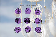Magic line icons, a Duotone Icon by Lyolya Profitrolya (Thumbnail 1 of 2)