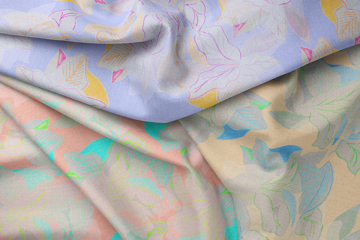 Painted Leaves Seamless Pattern, a Pattern Graphic by JESSIE BLOOM STUDIO (Photo 1 of 4)