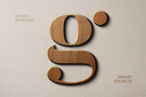 Rustic Wooden Sign Logo Mockup