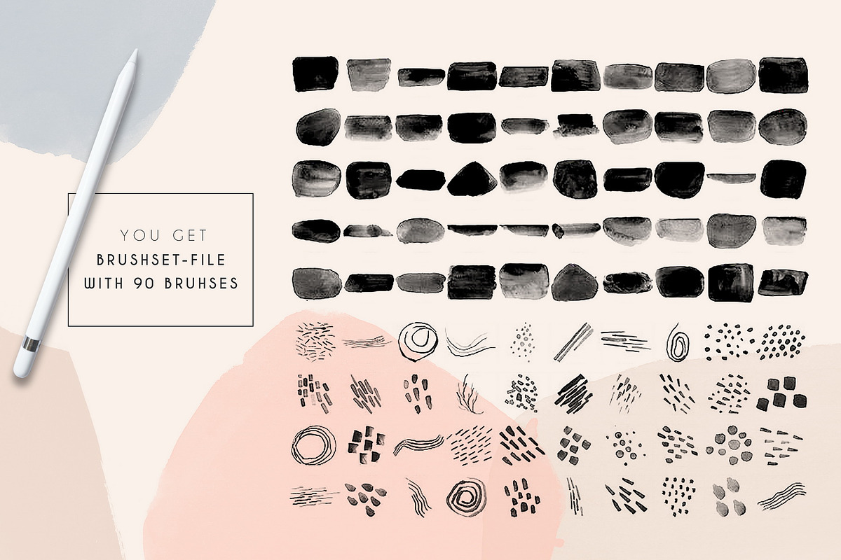 All Procreate Stamp Brushes Bundle, a Brush Add-On by Struvictory.art (Photo 18 of 27)