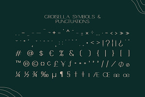 Croiscella Elegant Sans Serif