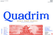 Quadrim - Serif Font Family, a Serif Font by Artistic & Unique (Thumbnail 2 of 16)