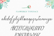 Flowerlly Typeface with Swashes, a Script Font by Rad Fonts (Thumbnail 3 of 3)