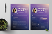 Modern Professional CV Resume, a Resume Template by Annora Studio (Thumbnail 2 of 5)
